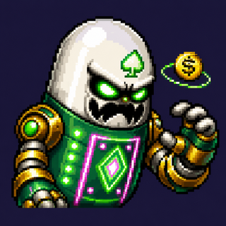 Pixel-art portrait of PUMP.FUN, the final boss